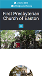 Mobile Screenshot of eastonfpc.org